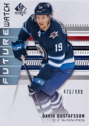 2019-20 SP Authentic Base Set David Gustafsson #223 card