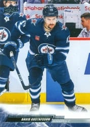 2022-23 Upper Deck Base Set David Gustafsson #653 card