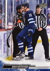 2022-23 Upper Deck Base Set David Gustafsson #653 card