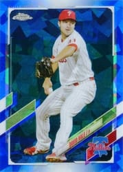2021 Topps Chrome Update Sapphire Edition Base Set David Hale #US142 card