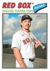 2026 Topps Heritage Base Set David Hamilton #344 card
