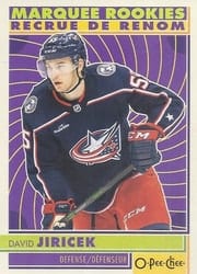2022-23 O-Pee-Chee Retro David Jiricek #594 card
