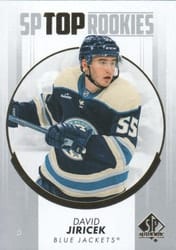 2022-23 SP Authentic Top Rookies David Jiricek #TR-47 card