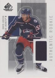 2022-23 SP Game Used Retro Renovations Rookies Jersey David Jiricek #RR-DJ card
