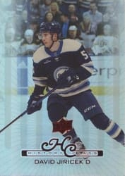 2022-23 Upper Deck 1999-00 Upper Deck Retro History Class David Jiricek #HC-7 card