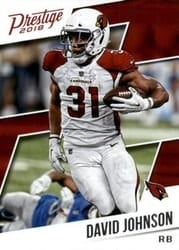 2018 Panini Prestige Base Set David Johnson #158 card