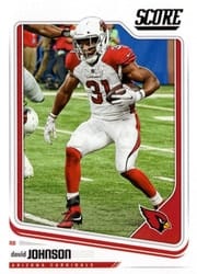 2018 Score Base Set David Johnson #2 card