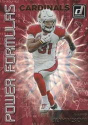 2019 Donruss Power Formulas David Johnson #PF-9 card