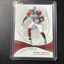 2019 Panini Immaculate Collection David Johnson #5 card