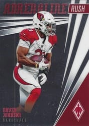 2019 Panini Phoenix Adrenaline Rush David Johnson #15 card