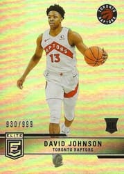 2021-22 Donruss Elite Base Set David Johnson #205 card