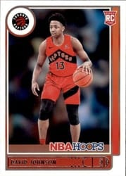 2021-22 Hoops Base Set David Johnson #222 card