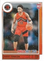2021-22 Hoops Winter Base Set David Johnson #222 card