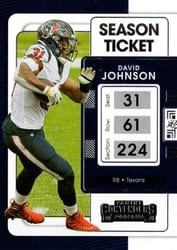 2021 Panini Contenders Base Set David Johnson #40 card