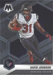 2021 Panini Mosaic Base Set David Johnson #88 card