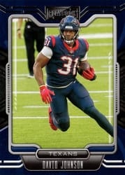2021 Panini Playbook Base Set David Johnson #34 card