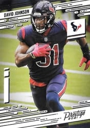 2021 Panini Prestige Base Set David Johnson #30 card