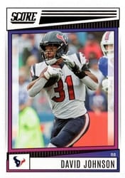 2022 Score Base Set David Johnson #4 card