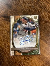 2025 Topps Museum Collection Archival Autographs David Justice #AA-DJ card