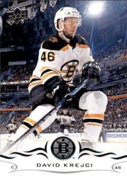 2018-19 Upper Deck Base Set David Krejci #268 card