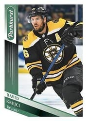 2019-20 Parkhurst Base Set David Krejci #145 card