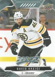 2019-20 Upper Deck MVP Base Set David Krejci #188 card