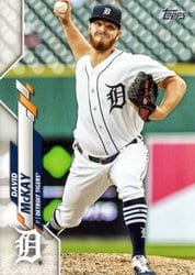 2020 Topps Update Base Set David McKay #U-136 card