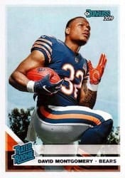 2019 Donruss Base Set David Montgomery #311 card