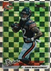 2019 Donruss The Rookies David Montgomery #TR-11 card