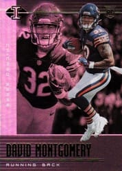 2019 Panini Illusions Base Set David Montgomery #91 card