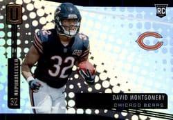 2019 Panini Unparalleled Base Set David Montgomery #255 card