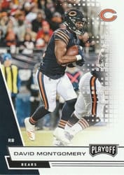 2020 Panini Playoff Base Set David Montgomery #173 card