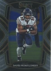 2020 Panini Select Base Set David Montgomery #214 card