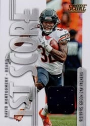 2020 Score First Score David Montgomery #FS-DM card