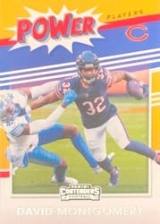 2021 Panini Contenders Power Players David Montgomery #PP-DMO card
