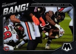 2021 Panini Mosaic Bang! David Montgomery #8 card