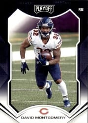2021 Panini Playoff Base Set David Montgomery #128 card