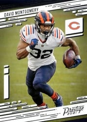 2021 Panini Prestige Base Set David Montgomery #4 card