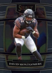 2021 Panini Select Base Set David Montgomery #8 card