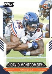 2021 Score Base Set David Montgomery #123 card