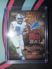 2025 Panini Absolute Ground Hoggs Materials David Montgomery #GHM-DMO card