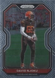 2020 Panini Prizm Base Set David Njoku #61 card