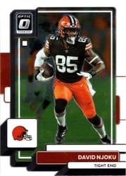 2022 Donruss Optic Base Set David Njoku #48 card