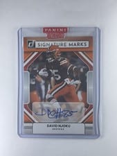2022 Donruss Signature Marks David Njoku #SM-DN card