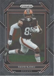 2022 Panini Prizm Base Set David Njoku #71 card