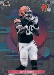 2025 Finest Base Set David Njoku #180 card
