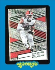 2025 Panini Revolution David Njoku #186 card