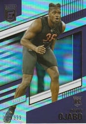 2022 Donruss Elite Base Set David Ojabo #139 card