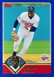 2003 Topps Base Set David Ortiz #26 card