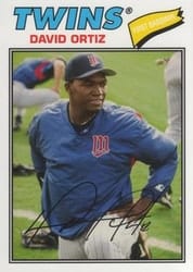 2018 Topps Archives Base Set David Ortiz #176 card